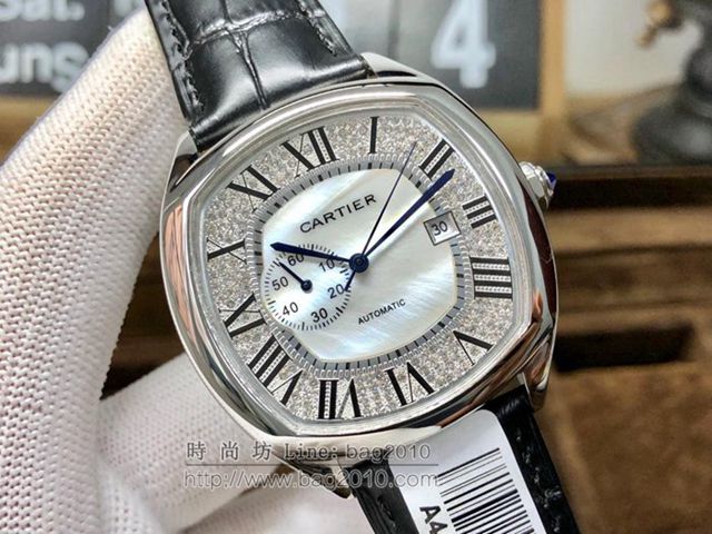 CARTIER手錶 2018最時尚單品 卡地亞經典系列 頂級奢華風格真鑽鑲嵌 卡地亞男士腕表  hds1018